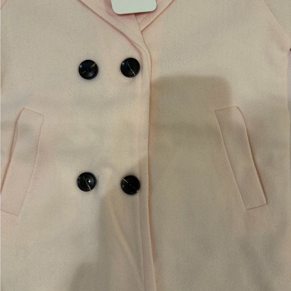 PatPat Light Pink Double-Breasted Pea Coat - Picture 3 of 6